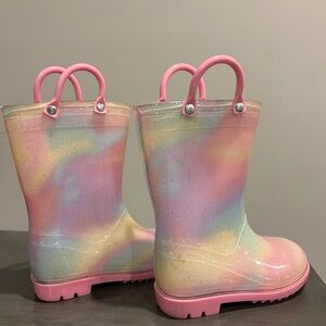 Colorful Glitter Rain Boots